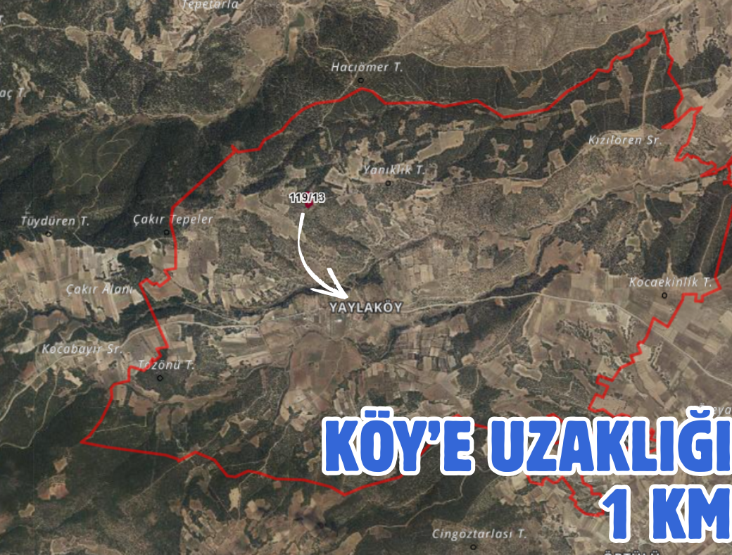 AFYON DAZKIRI YAYLA 3.000 M² TARLAMIZ SATILIKTIR. - AFYONKARAHİSAR DAZKIRI fotoğraf 2